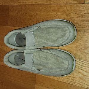 Skechers Khaki Pull On Casual Shoes Size 10